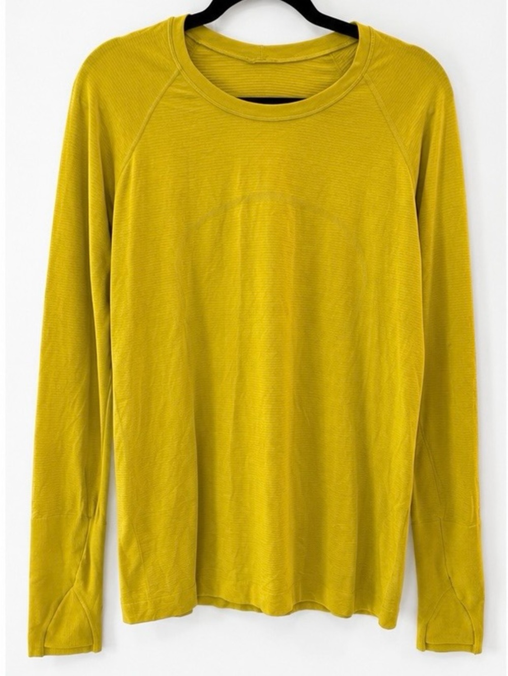 Lululemon Swiftly Tech 2.0 Long Sleeve Crew Love Yellow Size 14